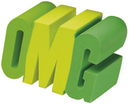 Gomme en plastique OMG, vert