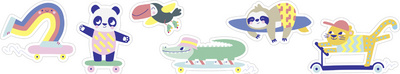 Diamond Painting Set SKATE, Motive