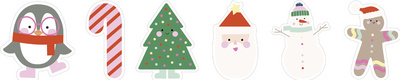 Set de diamond painting CHRISTMAS, motifs