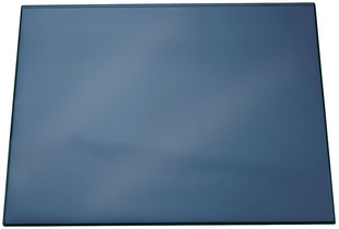 Sous-main, PVC, bleu foncé