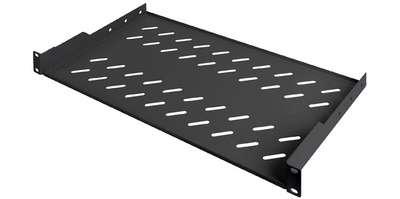 19" Fachboden, Tiefe: 250 mm, schwarz