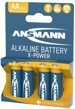 Pile alcaline "X-Power" Mignon AA, blister de 4