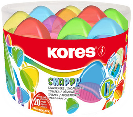 Taille-crayon "Snappy Duo", dans une boîte ronde