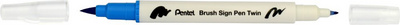 Visuel de référence: Feutre pinceau bi-pointe Brush Sign Pen Twin