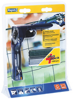  Pince à grillage FP222 incl. 200 agrafes à grillage VR22, blister