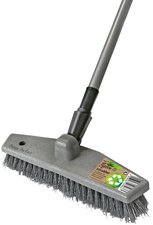 Brosse "GoGreen", avec manche télescopique