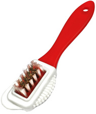 Brosse pour chaussures en daim