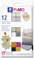  Kit de pâte à modeler EFFECT "Boho Colours", set de 12