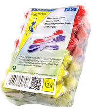 Pince à linge "Sunflower", pack de 12