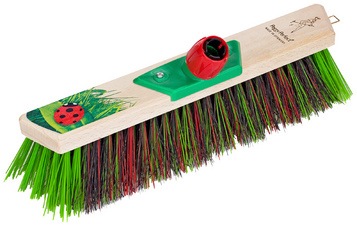Balai en bois "Coccinelle", élaston/Gigamix