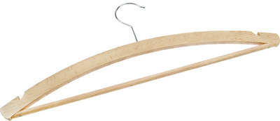 Holz-Kleiderbügel, mit Steg
