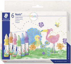 Gouache PEARL noris, étui carton de 6 pièces