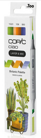  Marker ciao, 3er Set "Botanic Palette"