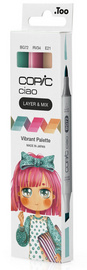 Marker ciao, 3er Set "Vibrant Palette"
