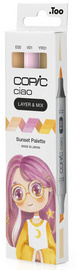 Marker ciao, 3er Set "Sunset Palette"