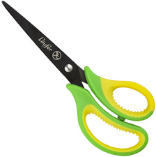 Ciseaux ergonomiques, vert/jaune