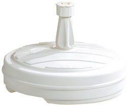 Pied de parasol, blanc