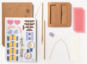 Kit de lanterne "Autumn Friends", contenu