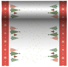 Weihnachts-Tischläufer "Plain Christmas Trees"