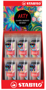 Fineliner point 88 / Fasermaler Pen 68 Rollerset ARTY Edition, 12er Display