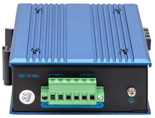 Convertisseur média industriel Gigabit Ethernet, sans module SFP, detail