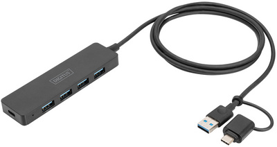 USB 3.0 Hub Slim Line, 4 Port (DA-70236)