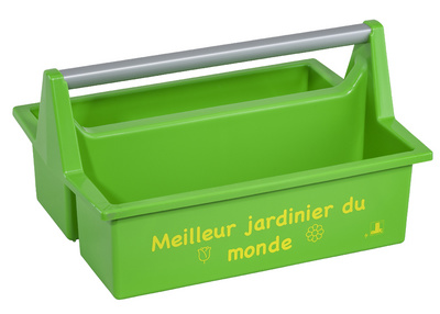 Caisse de transport McPlus Carry "Meilleur jardinier du monde"