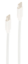 Câble de données & de charge, USB-C - USB-C, blanc