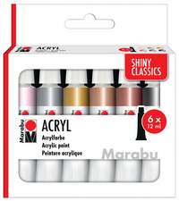 Acrylfarben-Set SHINY CLASSICS