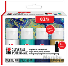 Super Cell Pouring Mix-Set OCEAN