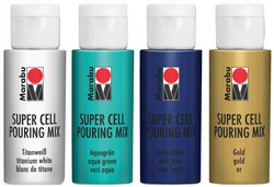 Super Cell Pouring Mix-Set OCEAN, Farben