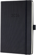Agenda planning Conceptum, noir