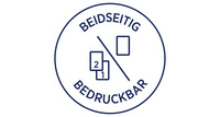 beidseitig bedruckbar