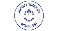 sofort trocken und wischfest