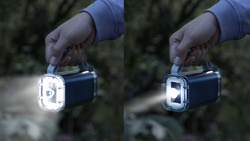 Visuel de référence : montre l'utilisation de la lampe LED