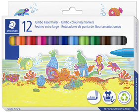Fasermaler Noris jumbo, 12er Etui