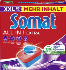 Spülmaschinentabs 10 ALL IN 1 EXTRA, 63 Tabs