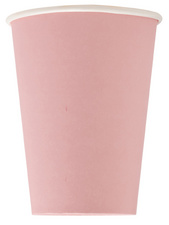 Papp-Trinkbecher, rosa