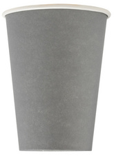 Papp-Trinkbecher, grau