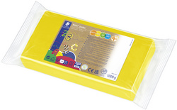 Pâte à modeler plastiline Noris, jaune