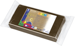 Pâte à modeler plastiline Noris, marron