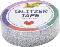 Deko-Klebeband Glitzer-Tape, silber