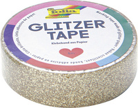 Deko-Klebeband Glitzer-Tape, gold
