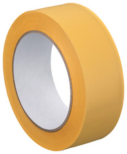 Visuel de référence : ruban de plâtrage PVC rainuré, jaune