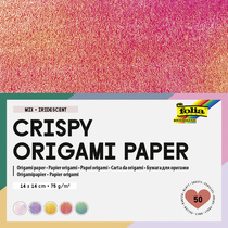 Feuille à plier Crispy Origami Paper, gaufrage par points et par cristaux
