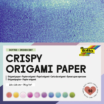 Feuille à plier Crispy Origami Paper, gaufrage par points