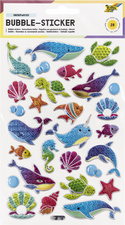 Sticker bulles "Underwater"