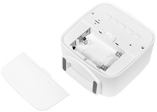 Digitaler Wecker, Batteriefach