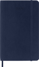 Calendrier journalier 2026, bleu saphir