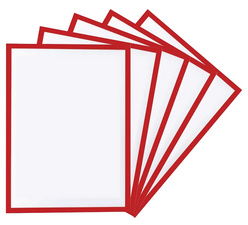 Cadre d'affichage magnétique magnetofix, rouge